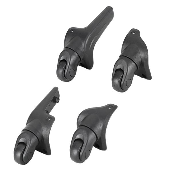 4 ピース交換用荷物スーツケースホイールスーツケースキャスターホイール簡単な取り付け、耐久性、スーツケース部品荷物ホイール