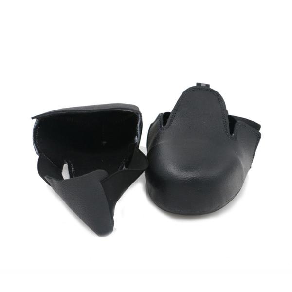 つま先キャップ安全オーバーシューズ PU レザーオーバーシューズカバー職場用滑り止めつま先安全靴カバーつま先キャップ安全靴カバー