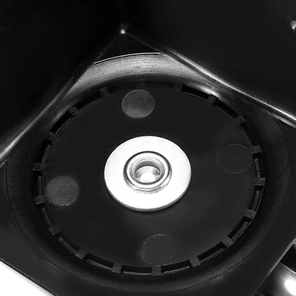 荷物用ホイール スイベルホイール 360 度回転 強力な支持力 耐久性のある修理部品 ブラック トラベルケース キャスター