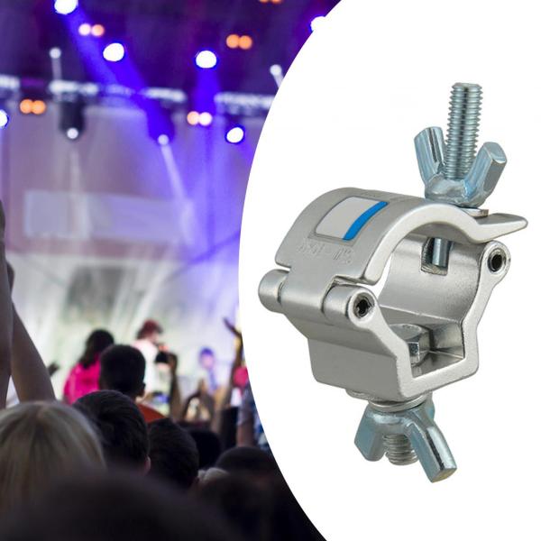 ステージライトクランプ DJ ライトクランプ 100kg 外径 48-52mm チューブアクセサリー DJ 照明器具用クイックリリーススイベルクランプ