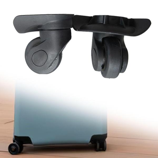 スーツケースホイール 2個 回転ホイール ミュートアクセサリー 交換用荷物ホイール 荷物キャスター トロリーバッグ 旅行用ロックボックス用