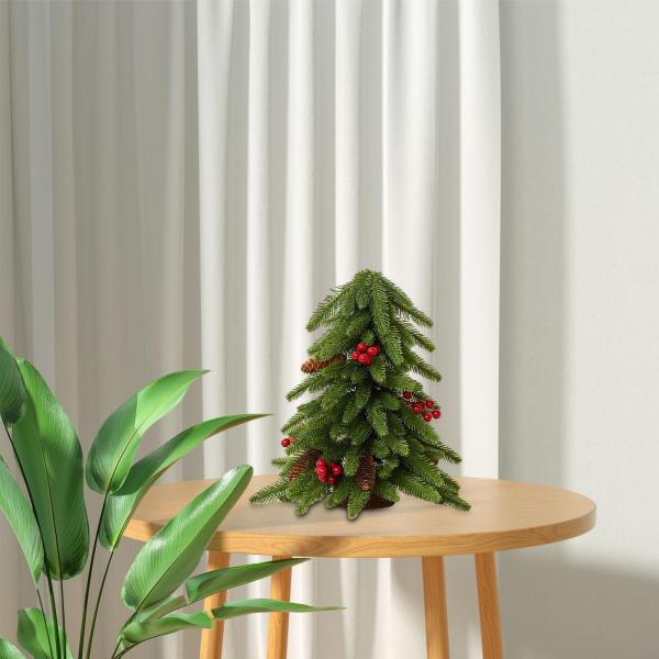 15.7インチ 小型人工クリスマスツリー レストラン用 多用途 リアルスタイル C