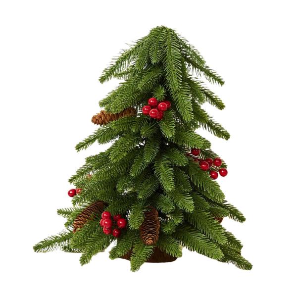 15.7インチ 小型人工クリスマスツリー レストラン用 多用途 リアルスタイル C