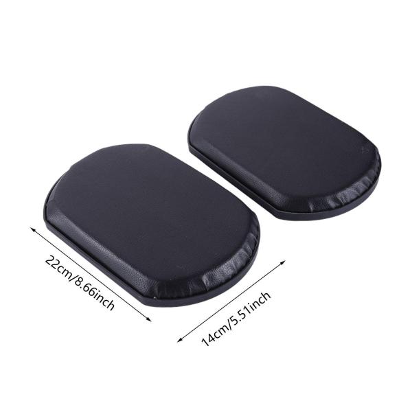 車椅子用レッグレスト レッグパッド 2個セット 互換性あり お手入れ簡単 丈夫なレザー製 交換用アクセサリー 車椅子用ペダル フットストップ