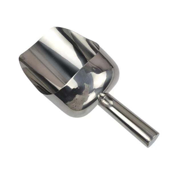 金属製アイススクープ ユーティリティスクープ 多機能 丸底 フードスクープ ステンレススチール 冷凍庫 コーヒー 砂糖 キッチン バーベキュー用