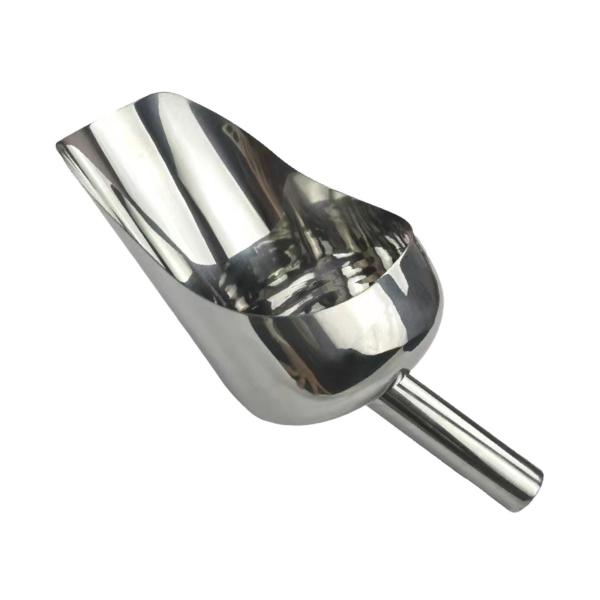 金属製アイススクープ ユーティリティスクープ 多機能 丸底 フードスクープ ステンレススチール 冷凍庫 コーヒー 砂糖 キッチン バーベキュー用