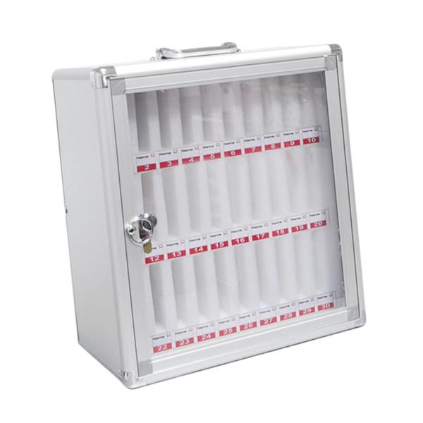 スチール製電話キャビネット、壁掛け式電話収納ボックス、ドア