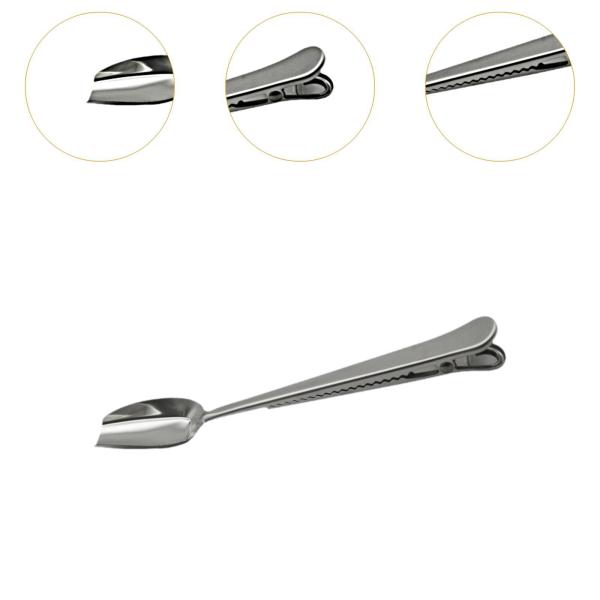 コーヒーティースプーンスクープ、コーヒー計量スプーンオフィスキッチンツールシーリングバッグクリップミルクパウダープロテインパウダーティーパーティー用