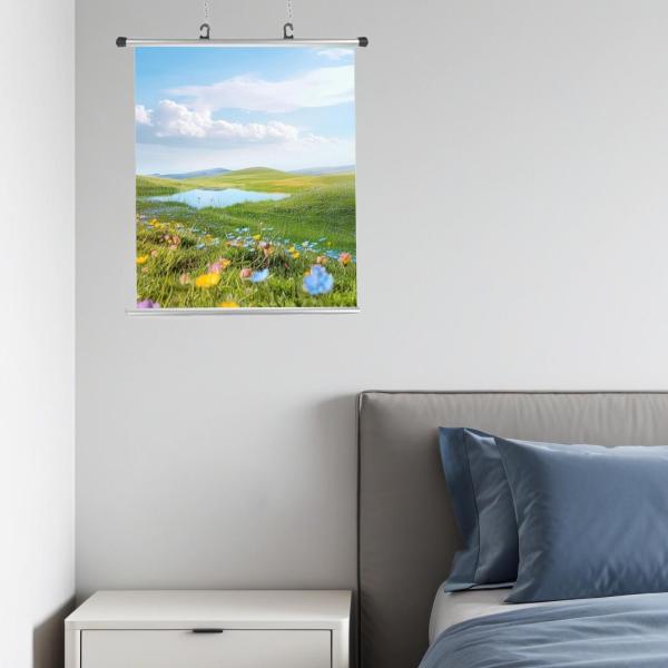 ポスターハンガーフレーム 1組 頑丈 簡単組み立て オフィス用 写真ハンガー 長さ33cm