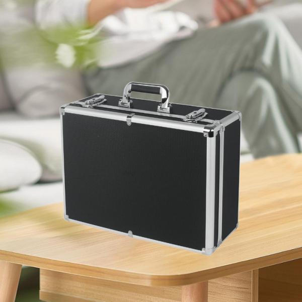 アルミニウム合金キャリングケース機器ドローンカメラのためのハードツールボックス36x26x15 cm