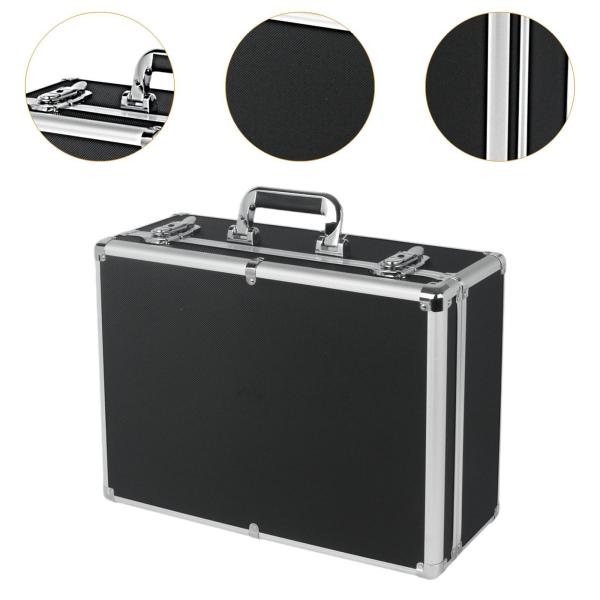 アルミニウム合金キャリングケース機器ドローンカメラのためのハードツールボックス36x26x15 cm