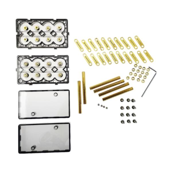 バッテリー収納ボックス リチウムバッテリーホルダー 18650/21700 DIY固定バッテリー用 8.6cmx4.9cmx10.2cm
