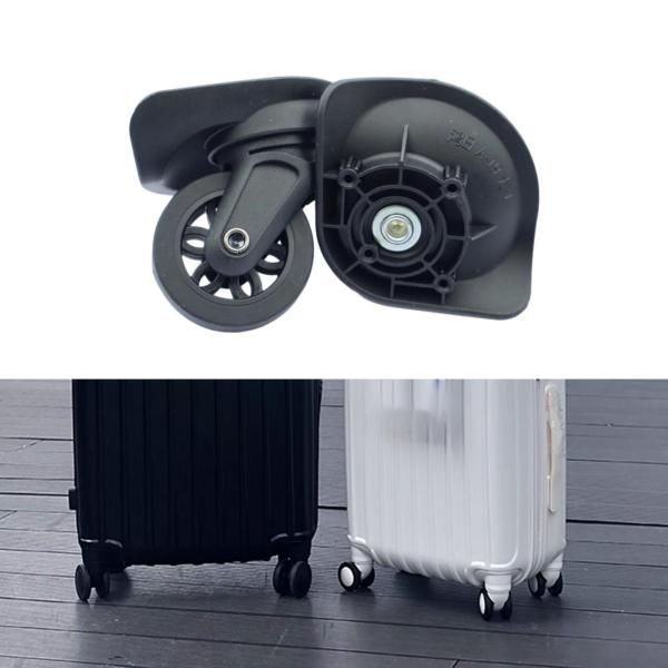 2個入り 荷物用ホイール 交換用 旅行 修理 簡単取り付け ローラー品 耐摩耗性 トロリーキャスター