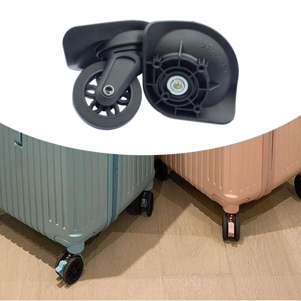2個入り 荷物用ホイール 交換用 旅行 修理 簡単取り付け ローラー品 耐摩耗性 トロリーキャスター