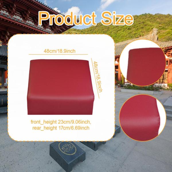 瞑想ベンチギフト リビングルーム用瞑想クッション 茶道用 屋内用 プリントなし 蓮