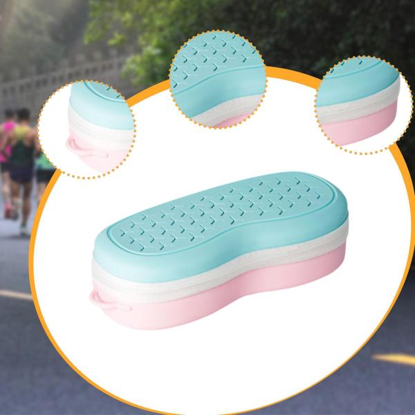 水泳用ゴーグルケース シリコン製 水泳用ゴーグルボックス 女性用 男性用