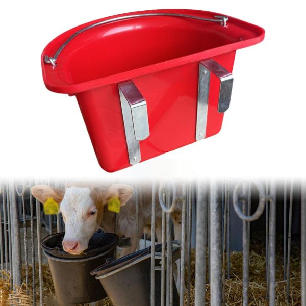 馬用飼料バケツ 12L容量 多目的 家畜用給餌便利 水入れ 羊 家畜 39x35x25.5cm