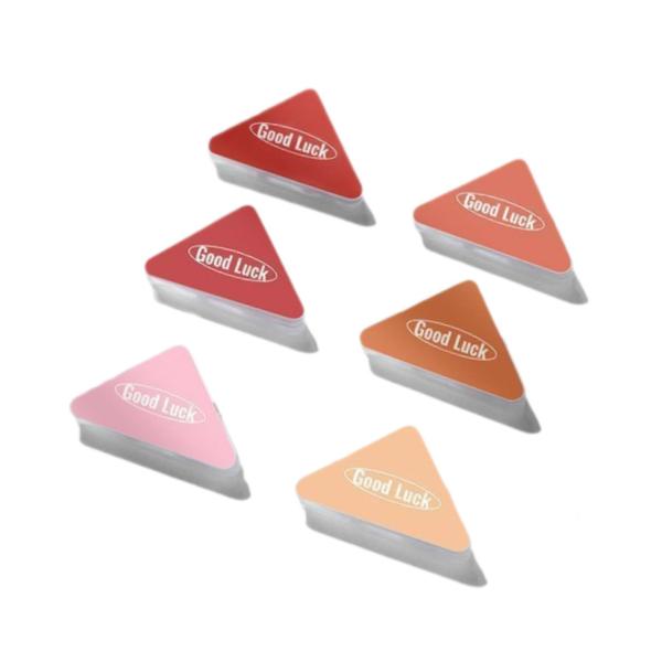 6個入り コーナーペーパークリップ 三角形 ブックページコーナークリップ オフィス文具用 ピンク