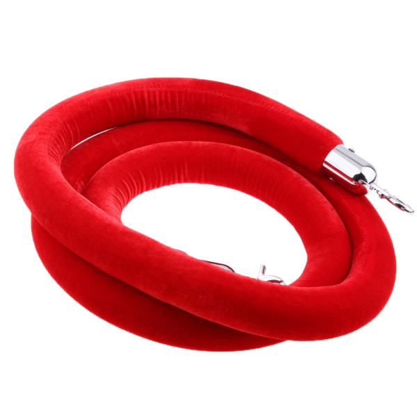 群衆制御 ツイスト パーティション用ロープ フック付 2m/3m 品質保証 全4色