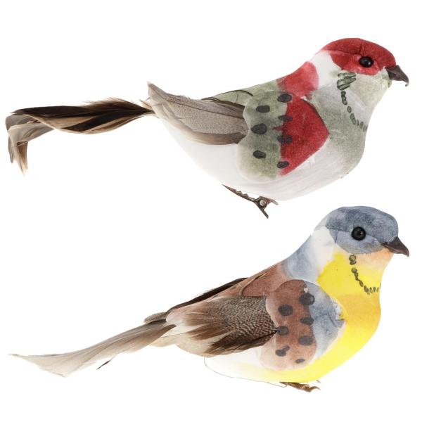 人工鳥モデル屋外装飾羽の鳥シミュレーション装飾品