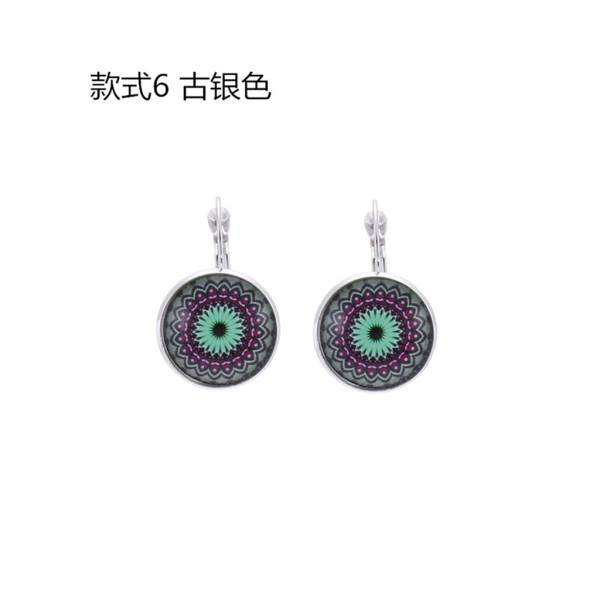 ボヘミアピアス フック ヴィンテージピアス ヒマワリピアス 美しい 全６色