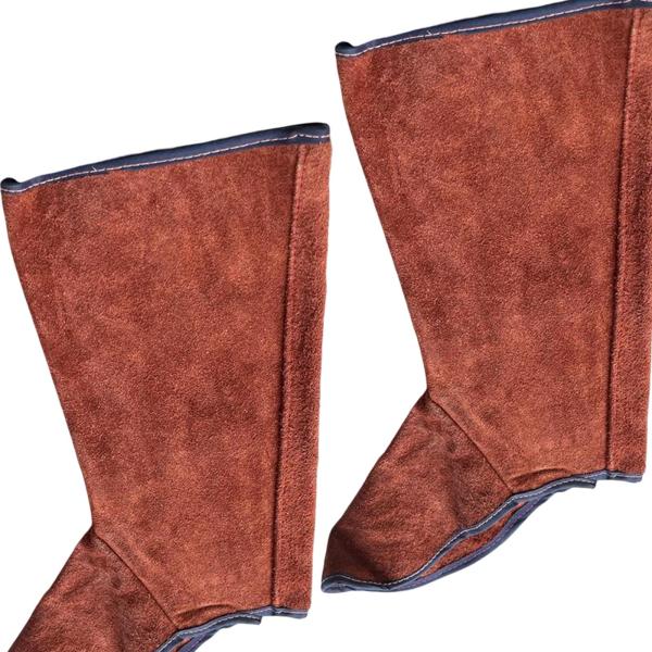 1対 溶接保護靴フィートカバー レッグカバー 耐火炎 耐摩耗性 断熱性