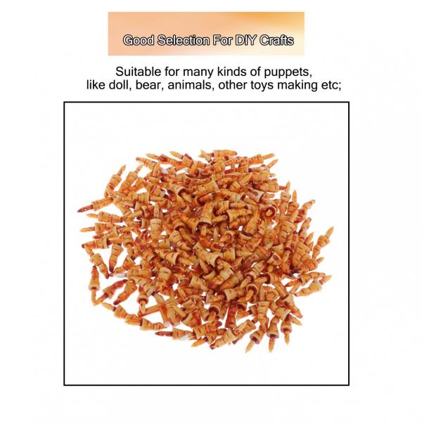 プラスチックノーズ さし鼻 動物鼻 人形鼻 ドールメイキング アクセサリー 約200個 全2サイズ