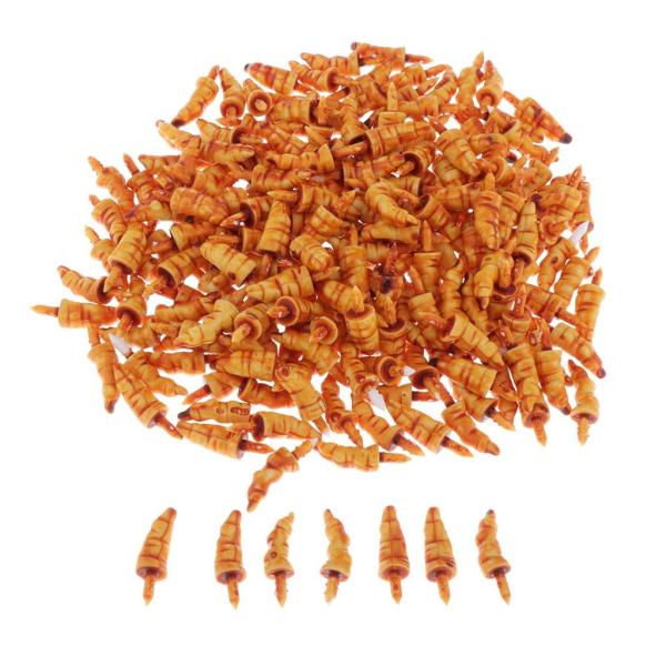 プラスチックノーズ さし鼻 動物鼻 人形鼻 ドールメイキング アクセサリー 約200個 全2サイズ