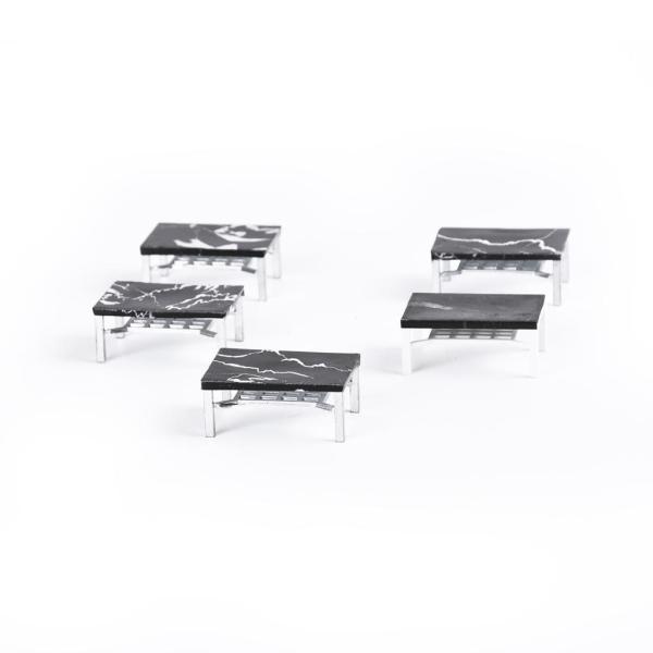 ドールハウスキット 家具 サンドテーブル ティーテーブルセット ミニチュア リビングルーム DIY 1/50