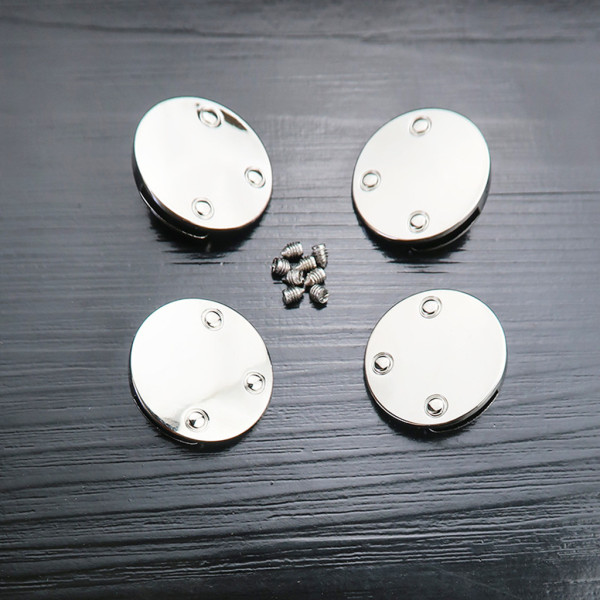 金属 バッグ ボタン リベットボタン 差し込みボタン スクリューバックリベット 縫製用品 4個入り 全2色