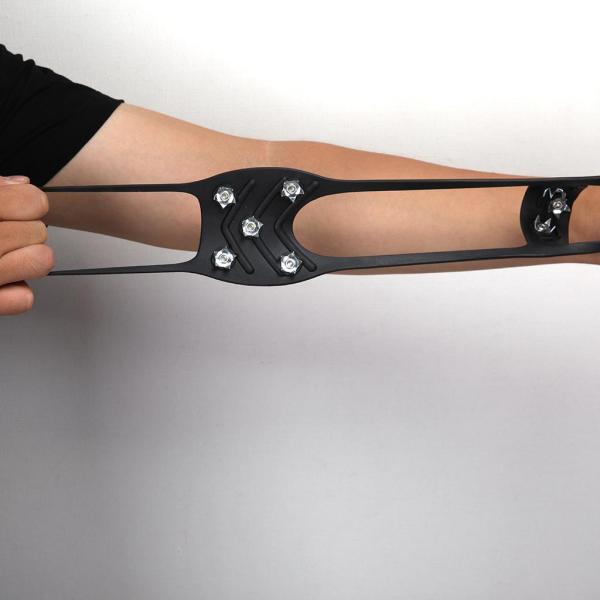 登山 滑り止め アイススパイク チェーンスパイク スノースパイク 8歯 雪山 登山 トレッキング ハイキング 転倒防止 軽量 全2サイズ