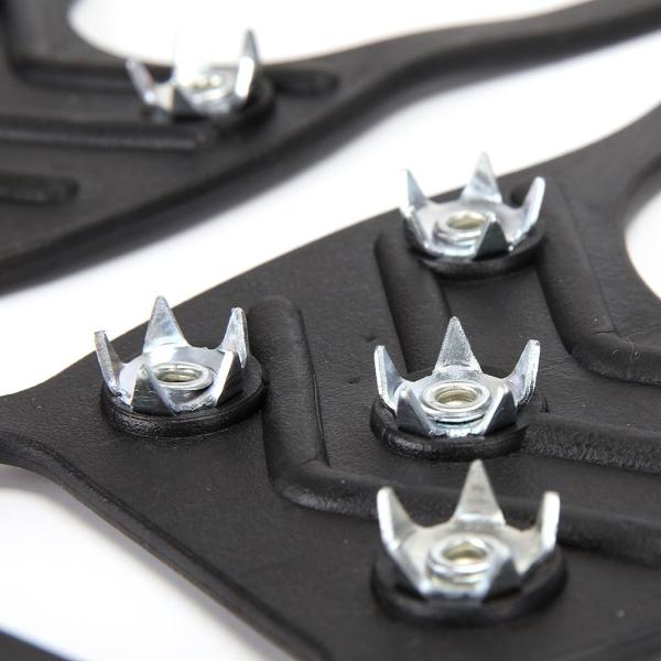 登山 滑り止め アイススパイク チェーンスパイク スノースパイク 8歯 雪山 登山 トレッキング ハイキング 転倒防止 軽量 全2サイズ