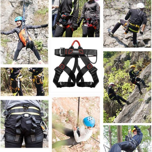 クライミングハーネス 安全ハーネス 半身ハーネス アウトドア 安全保護安全ベルト 懸垂下降登山