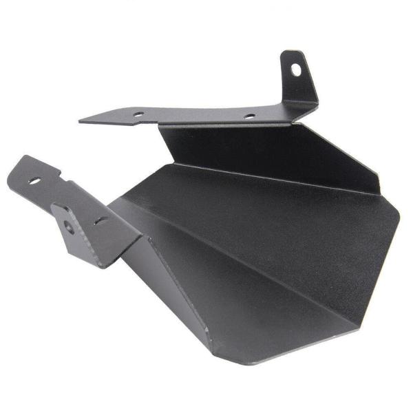 黒アルミオートバイバイクフロントガラス偏向器ヤマハMT07 FZ-07 2013-2017