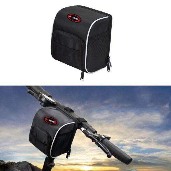 バイクハンドルバーバッグ防水レインカバー付き防水バイクバケットバッグ