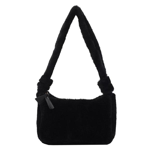 女性ぬいぐるみ財布ハンドバッグふわふわミニショルダーバッグ脇の下バッグイブニングクラッチトップハンドルの女の子