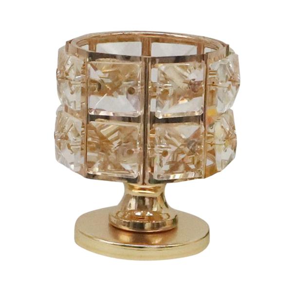 クリスタルティーライト奉納キャンドルホルダー燭台燭台の結婚式のテーブルセンターピースの家の装飾リビングダイニングルームバー新築祝い