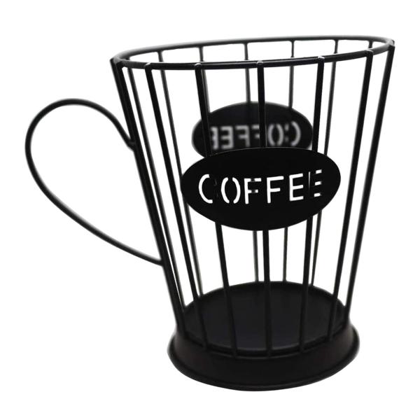コーヒーカプセル収納バスケットホルダーホームキッチンオーガナイザー
