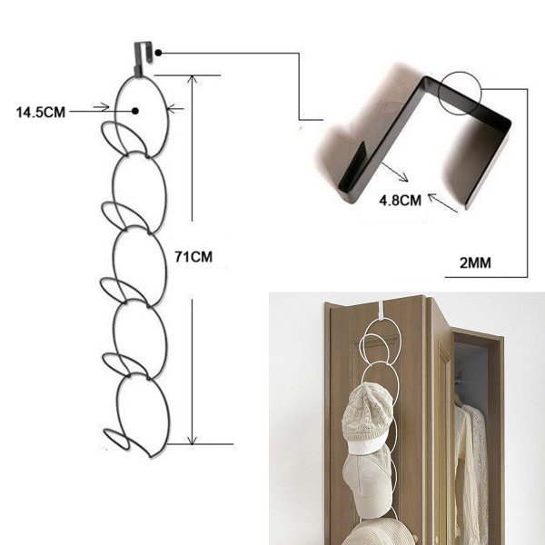 キャップラック 帽子収納 スカーフハンガー キャップ帽子ホルダー ドア 壁掛け 帽子 キャップ 野球帽 収納 ラック インテリア