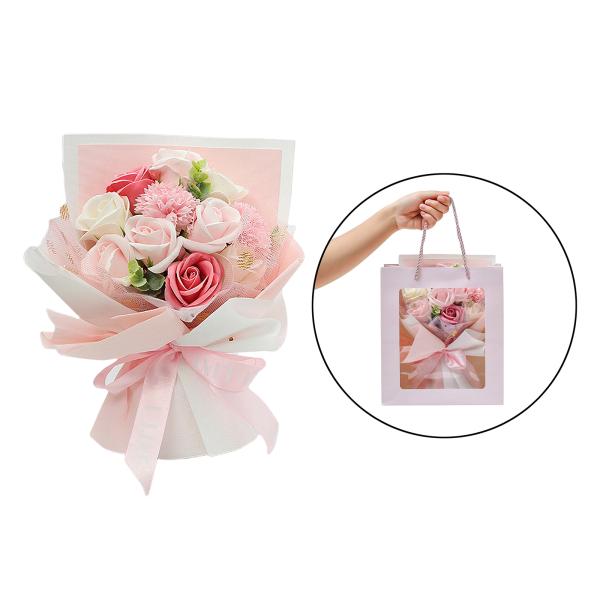 カーネーション ソープフラワー 枯れない花 造花 母の日ギフト 花 石鹸花 誕生日 記念日 バレンタイン 祝いプレゼント 全5色