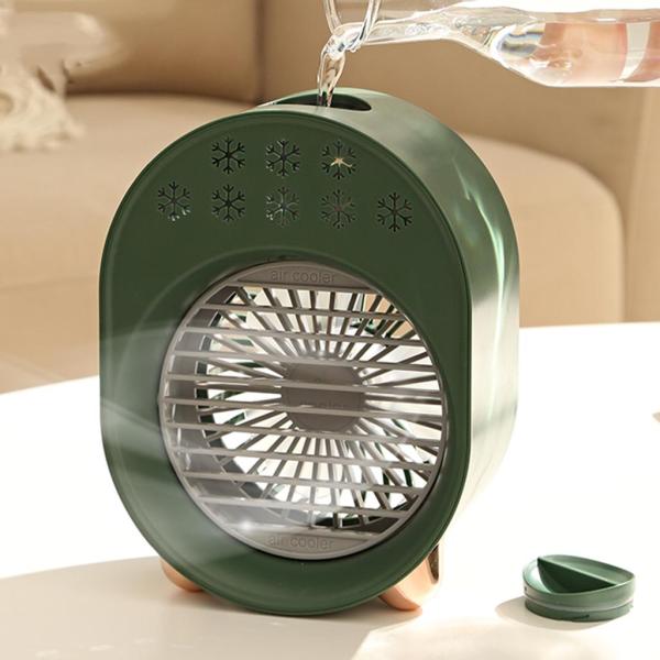 ポータブルエアコンファン.エアコン.加湿器.清浄機.常夜灯4-イン-1 Uデスクトップエアコン.にオフィスホームトラベル
