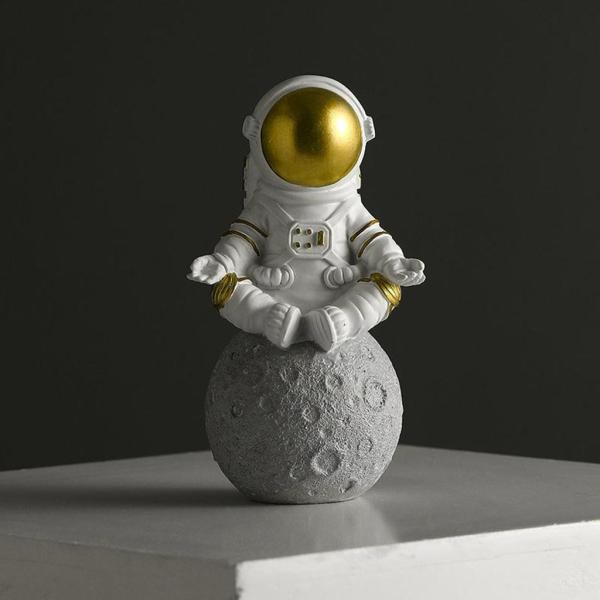 クリエイティブ宇宙飛行士彫刻おもちゃギフトホームオフィス保育園寝室テレビ棚装飾グッズ