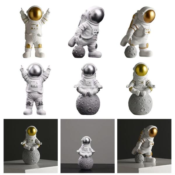クリエイティブ宇宙飛行士彫刻おもちゃギフトホームオフィス保育園寝室テレビ棚装飾グッズ