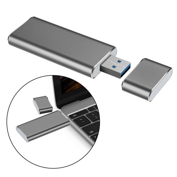 M.2 ngff usb 3.0 ssdエンクロージャリーダー変換アダプタ6 5gbpsのM2 sata ngff 2230/2242 ss