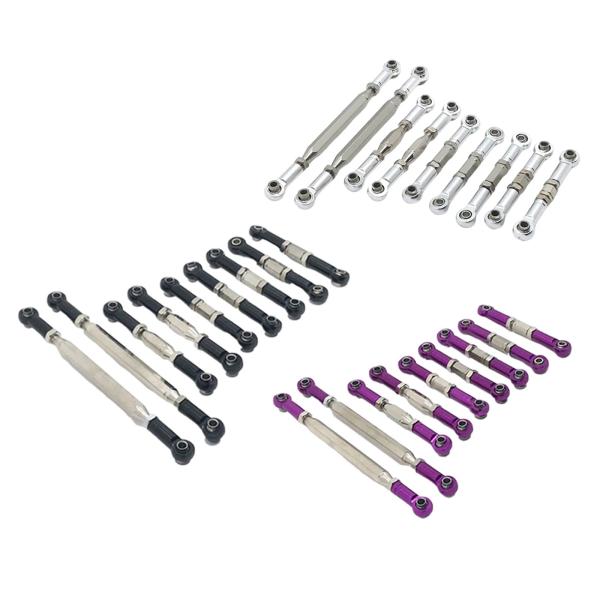 Wltoys用の調整可能なメタルステアリングリンケージプルロッドアップグレードパーツ1242812423 FY-01 FY-03 FY-05