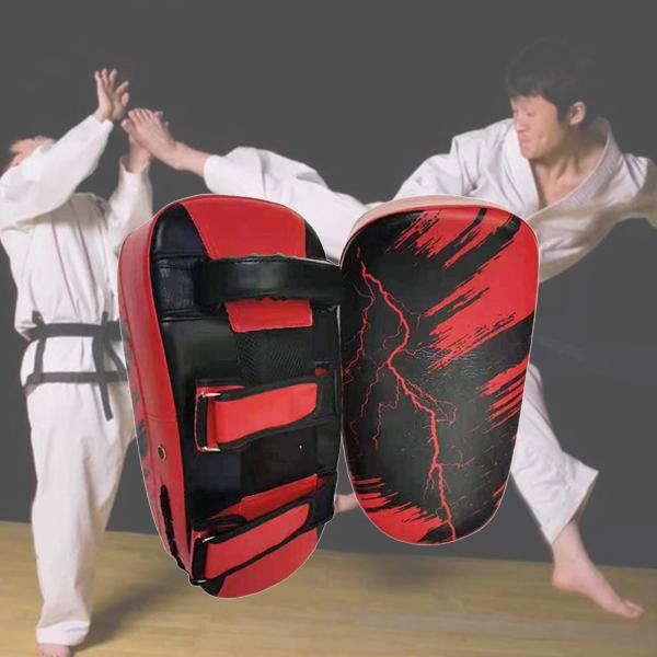 MMAボクシングミットフォーカスパンチパッドPUレザーパンチキックシールドパームパッドテコンドートレーニングボクシングターゲットパッド空手ム