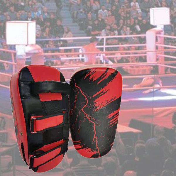 MMAボクシングミットフォーカスパンチパッドPUレザーパンチキックシールドパームパッドテコンドートレーニングボクシングターゲットパッド空手ム
