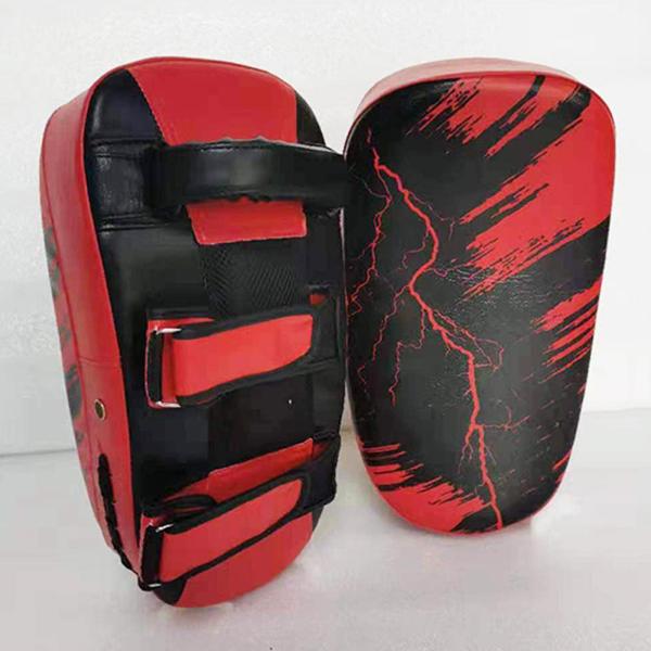 MMAボクシングミットフォーカスパンチパッドPUレザーパンチキックシールドパームパッドテコンドートレーニングボクシングターゲットパッド空手ム