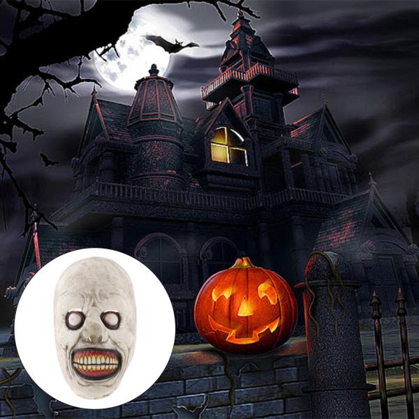 ハロウィーンホラーマスク-リアルなハロウィーンラテックス怖い笑顔の悪魔のフェイスマスクパーティーコスプレ小道具帽子マスク