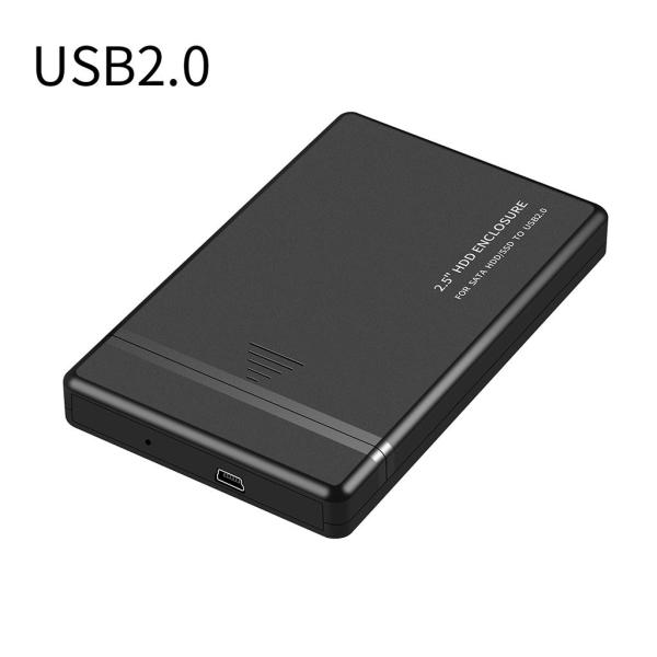 2.5インチ外付けハードドライブケースモバイルボックスDからSATAHDDケースUサポートラップトップPCコンピューター用ケーブル付